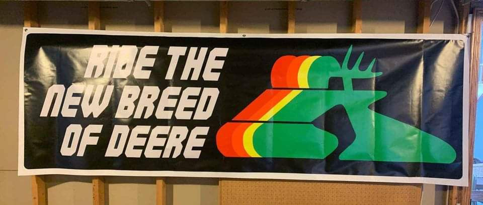 John Deere Snowmobile Banner 3'x10'