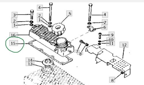 Reserve Coolant Tank and Packing Gasket 76-78 Liquifire M66563 and M66564